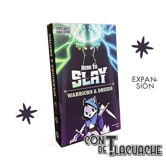 Here to Slay Warriors & Druids (Expansion) | Tee Turtle - Con T de Tlacuache - Tee Turtle