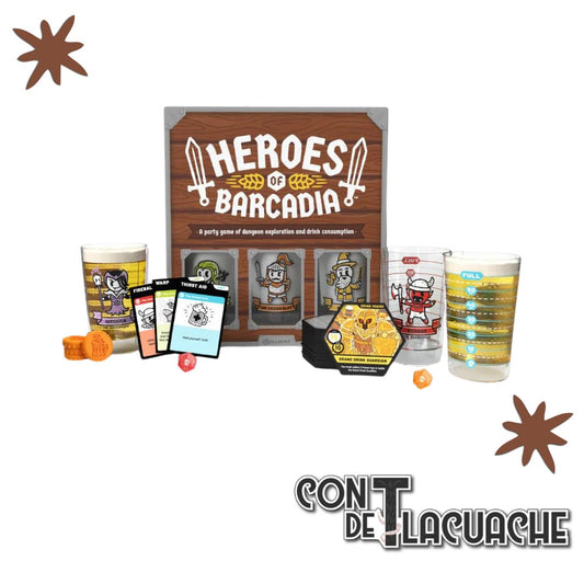 Heroes of Barcadia Base Game | ROLLACRIT - Con T de Tlacuache - Con T de Tlacuache