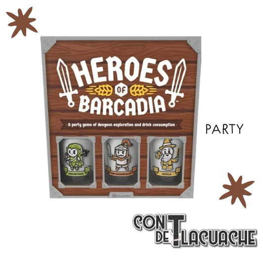 Heroes of Barcadia Base Game | ROLLACRIT - Con T de Tlacuache - Con T de Tlacuache