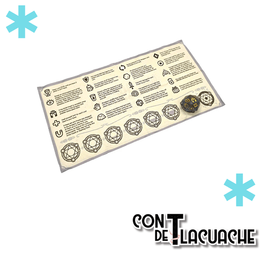 Heroes of Barcadia Die of Barcane Chaos Exp | Rollacrit - Con T de Tlacuache - Rollacrit Corp