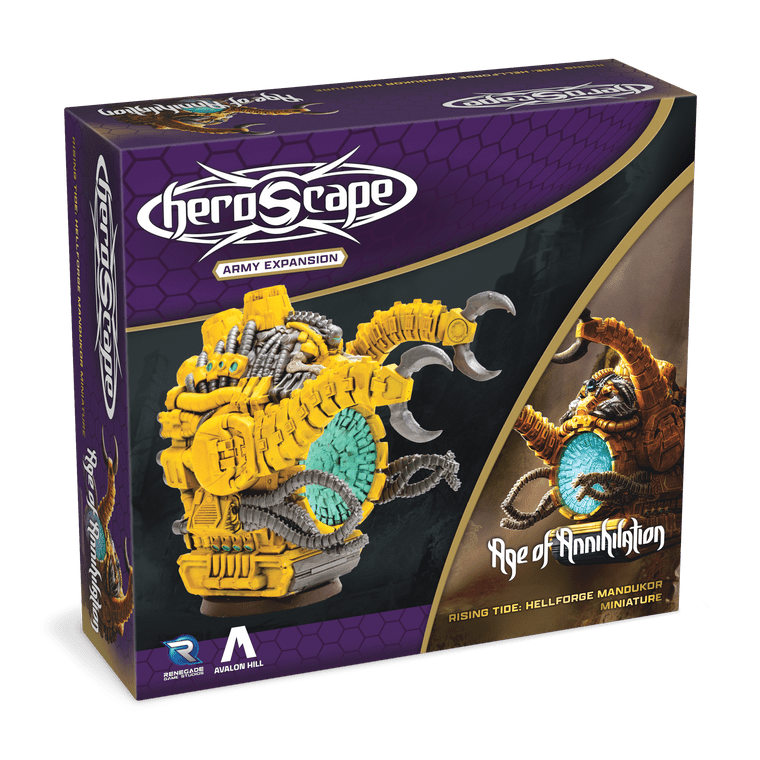 Heroscape Rising Tide - Hellforge Mandukor Army Expansion - Con T de Tlacuache - Renegade Game Studios