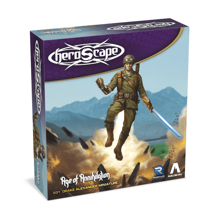 HEROSCAPE Sgt Drake Alexander - Con T de Tlacuache - Renegade Game Studios