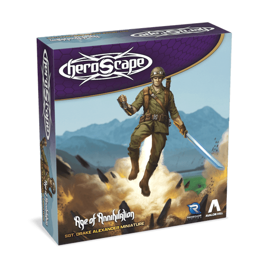 HEROSCAPE Sgt Drake Alexander - Con T de Tlacuache - Renegade Game Studios