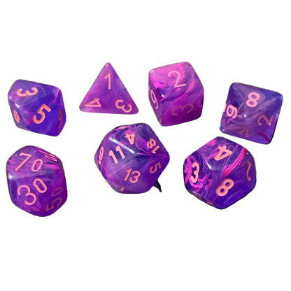 Hidden Wonders RPG Dice Set (1 set) | Chessex - Con T de Tlacuache - Chessex