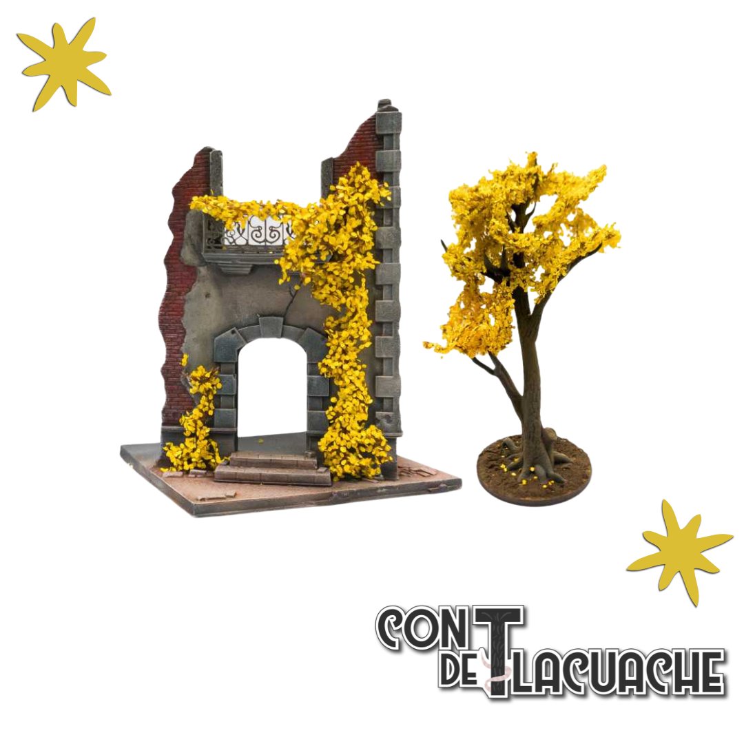 Hiedra modelismo / Ivy sheets - Birch Autumm | Green Stuff World - Con T de Tlacuache - Green Stuff World