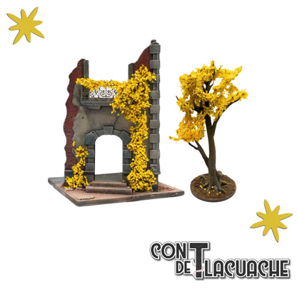 Hiedra modelismo / Ivy sheets - Birch Autumm | Green Stuff World - Con T de Tlacuache - Green Stuff World