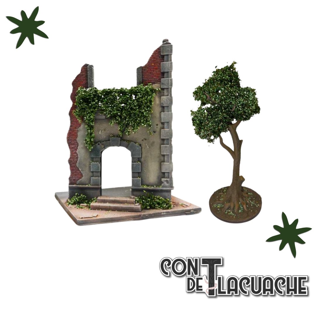 Hiedra modelismo / Ivy sheets - Birch Summer | Green Stuff World - Con T de Tlacuache - Green Stuff World