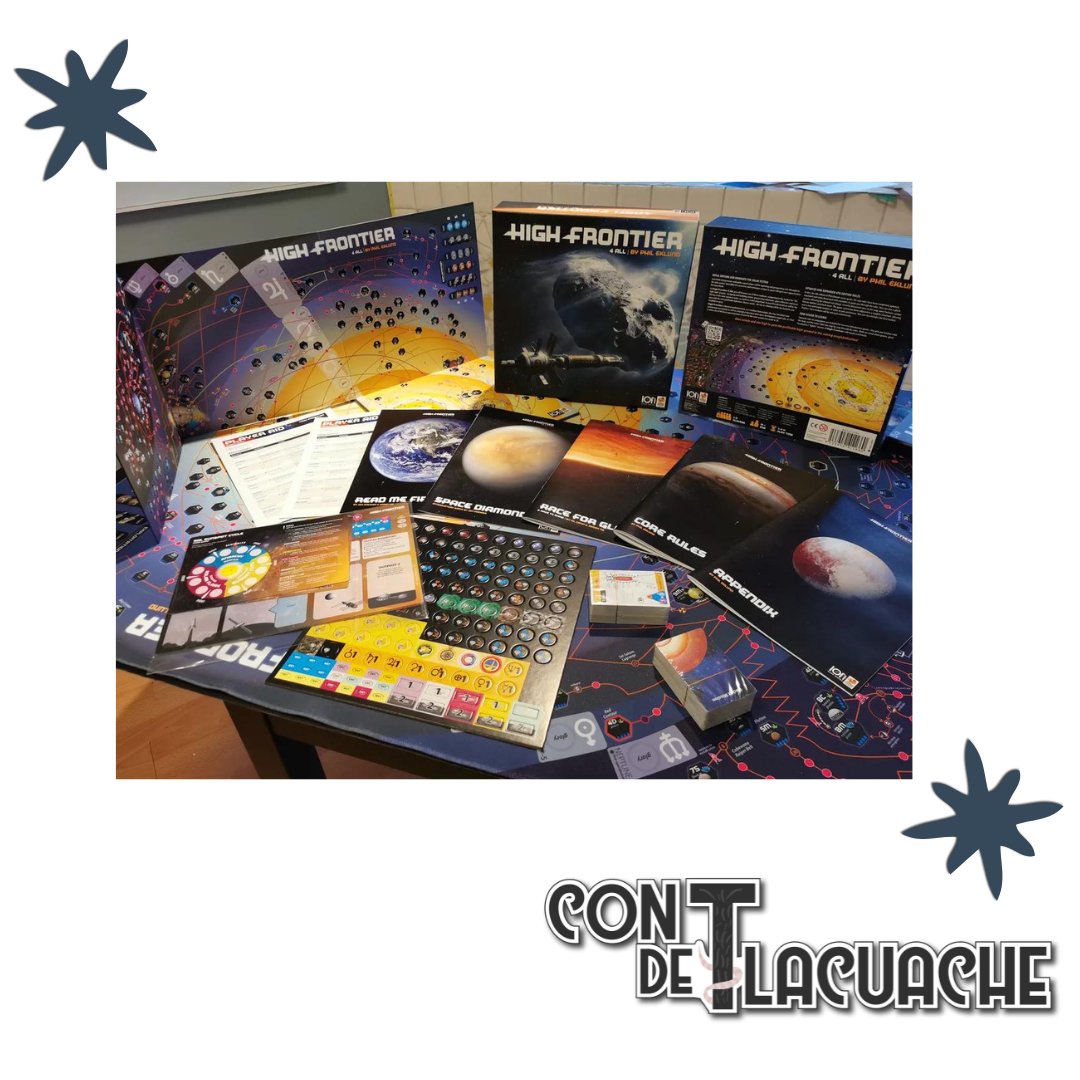 High Frontier Board Game | ION Game Design - Con T de Tlacuache - Mas Que Oca