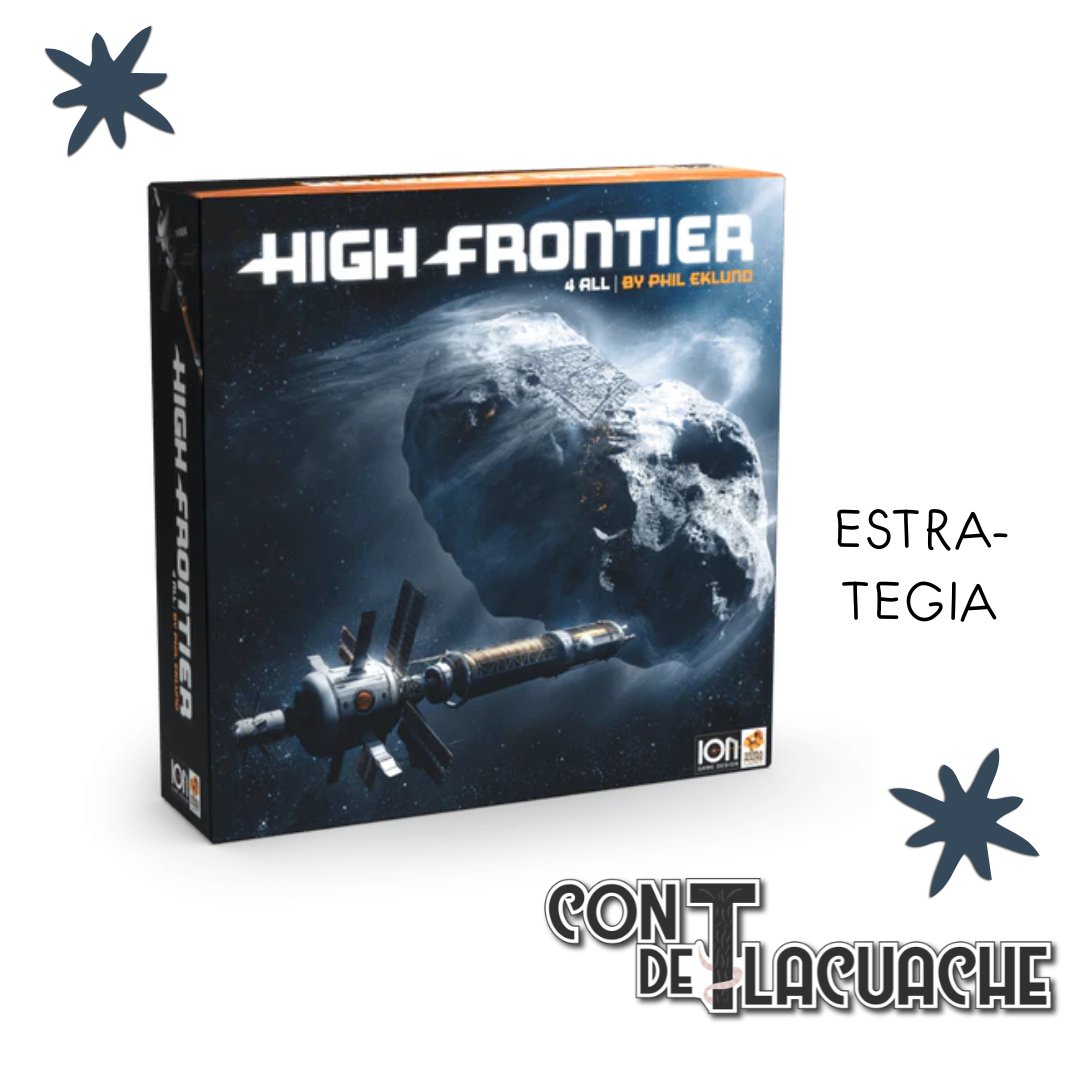 High Frontier Board Game | ION Game Design - Con T de Tlacuache - Mas Que Oca