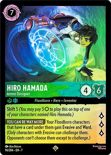 Hiro Hamada - Armor Designer (Cold Foil) - Con T de Tlacuache - Ravensburger