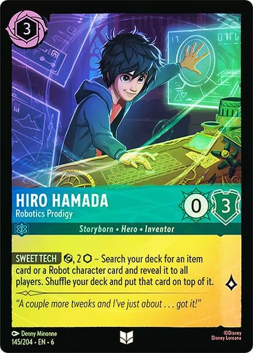 Hiro Hamada - Robotics Prodigy ( Cold Foil ) - Con T de Tlacuache - Ravensburger