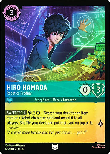 Hiro Hamada - Robotics Prodigy ( Cold Foil )