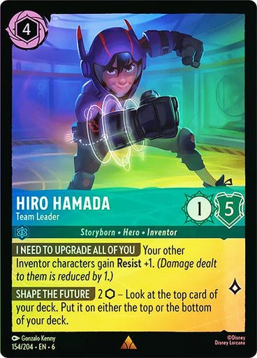 Hiro Hamada - Team Leader ( Cold Foil ) - Con T de Tlacuache - Ravensburger