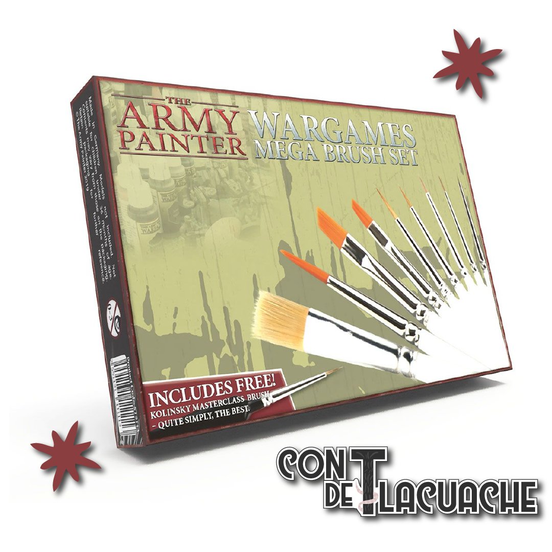 Hobby Starter Mega Brush Set | The Army Painter - Con T de Tlacuache - The Army Painter