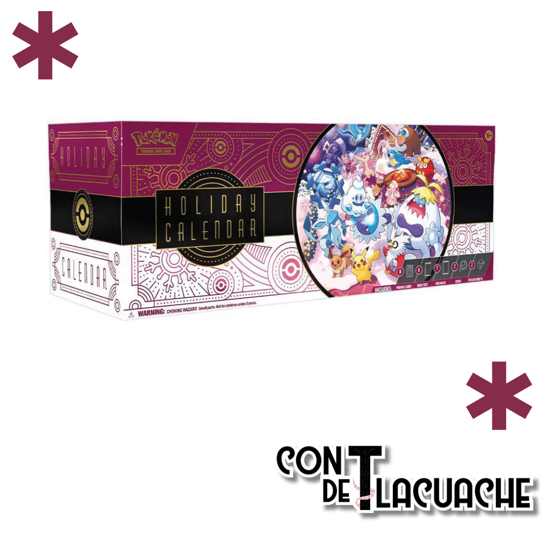 Holiday Calendar 2025 | Pokemon - Con T de Tlacuache - Pokemon