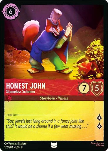 Honest John - Shameless Schemer (Cold Foil) - Con T de Tlacuache - Ravensburger