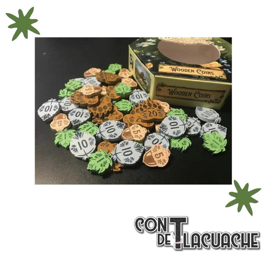 Honey Buzz Wooden Coins | Elf Creek Games - Con T de Tlacuache - Con T de Tlacuache