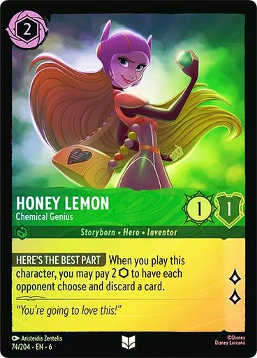 Honey Lemon - Chemical Genius ( Cold Foil ) - Con T de Tlacuache - Ravensburger