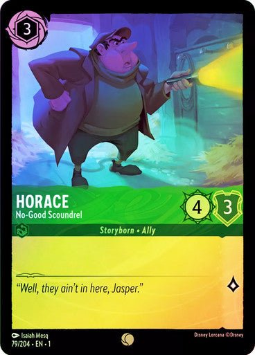 Horace - No - Good Scoundrel ( Cold Foil ) - Con T de Tlacuache - Ravensburger