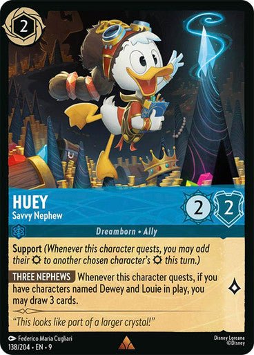 Huey - Savvy Nephew (Non - foil) - Con T de Tlacuache - Ravensburger