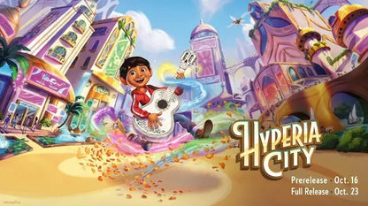 Disney Lorcana Hyperia City mazos de inicio para dos jugadores