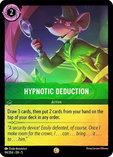 Hypnotic Deduction (Cold Foil ) - Con T de Tlacuache - Ravensburger