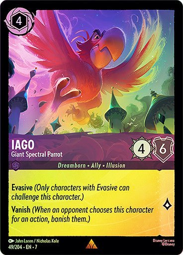 Iago - Giant Spectral Parrot (Cold Foil) - Con T de Tlacuache - Ravensburger
