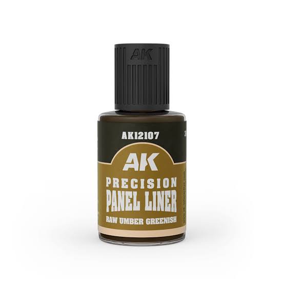 Precision Panel Liner Raw Umber Greenish 30 ml | AK Interactive
