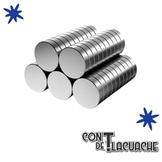 Imanes Neodimio 2x1mm - SET x50 / Neodymium Magnets 2x1mm - SET x50 (N35) | Green Stuff World - Con T de Tlacuache - Green Stuff World