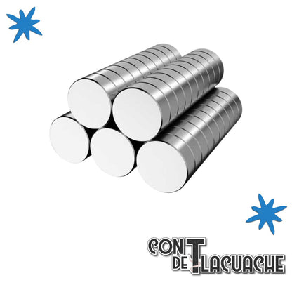 Imanes Neodimio 3x2mm - SET x50 / Neodymium Magnets 3x2mm - SET x50 (N52) | Green Stuff World - Con T de Tlacuache - Green Stuff World