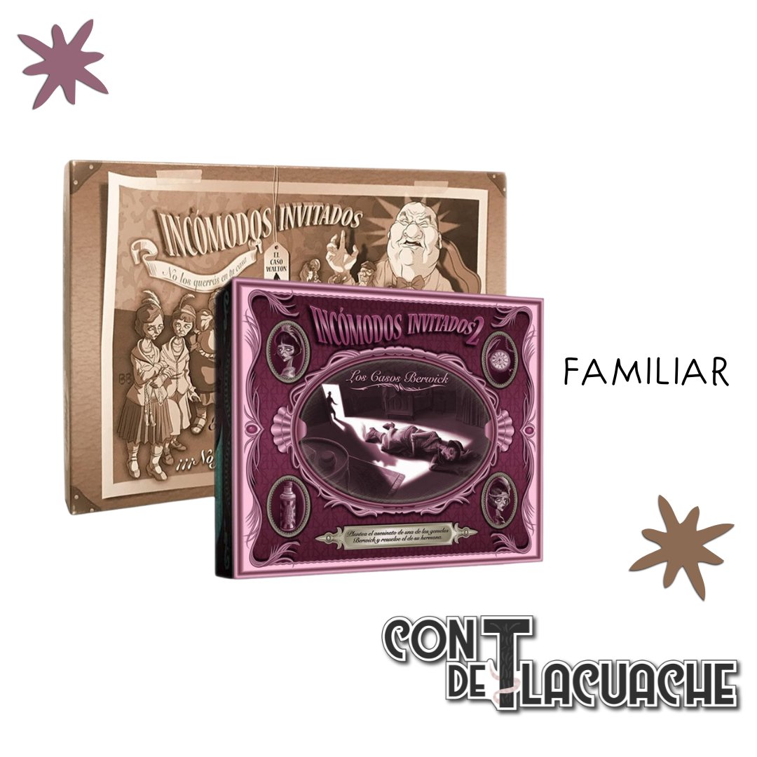 Incomodos Invitados 1 y 2 Bundle | Megacorpin Games - Con T de Tlacuache - Con T de Tlacuache