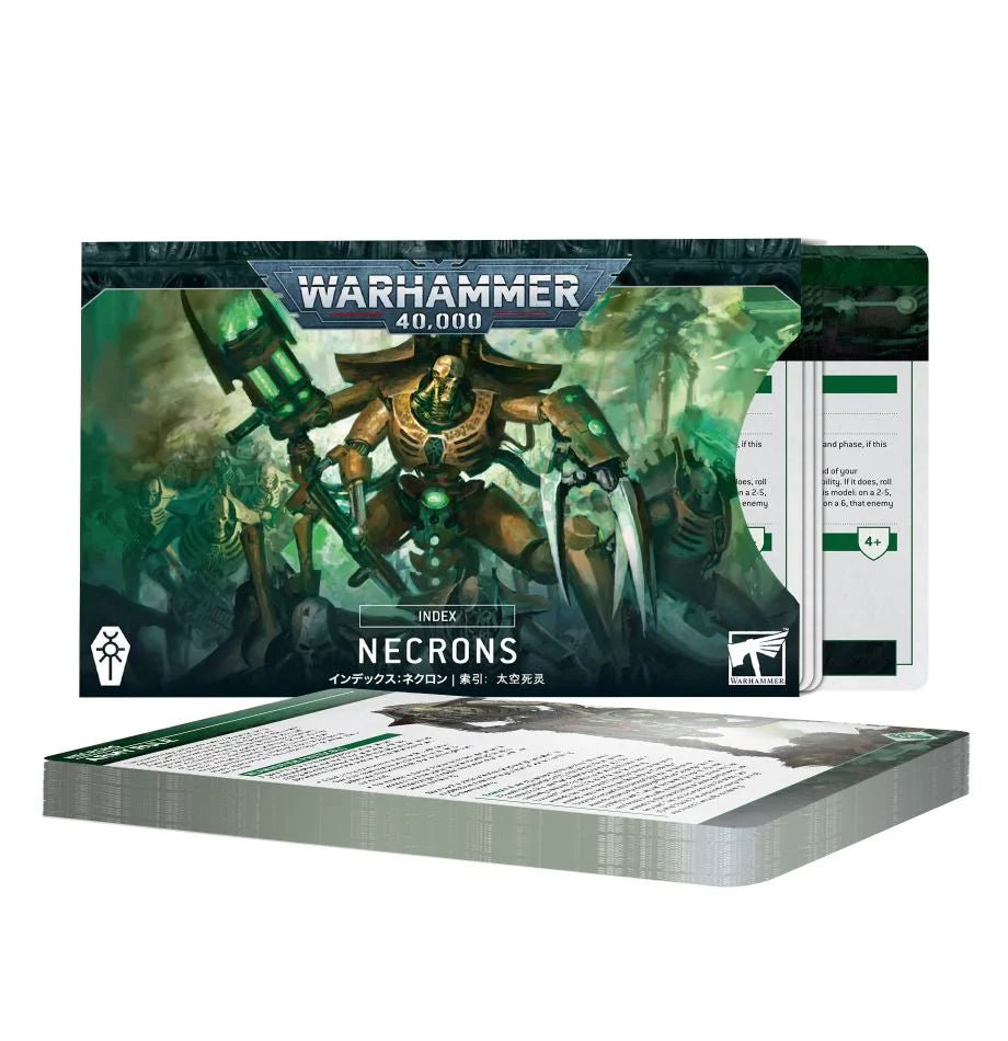 Index Cards Necrons | Games WorkShop - Con T de Tlacuache - Games Workshop