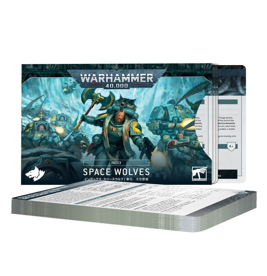 Index Cards Space Wolves | Games WorkShop - Con T de Tlacuache - Games Workshop