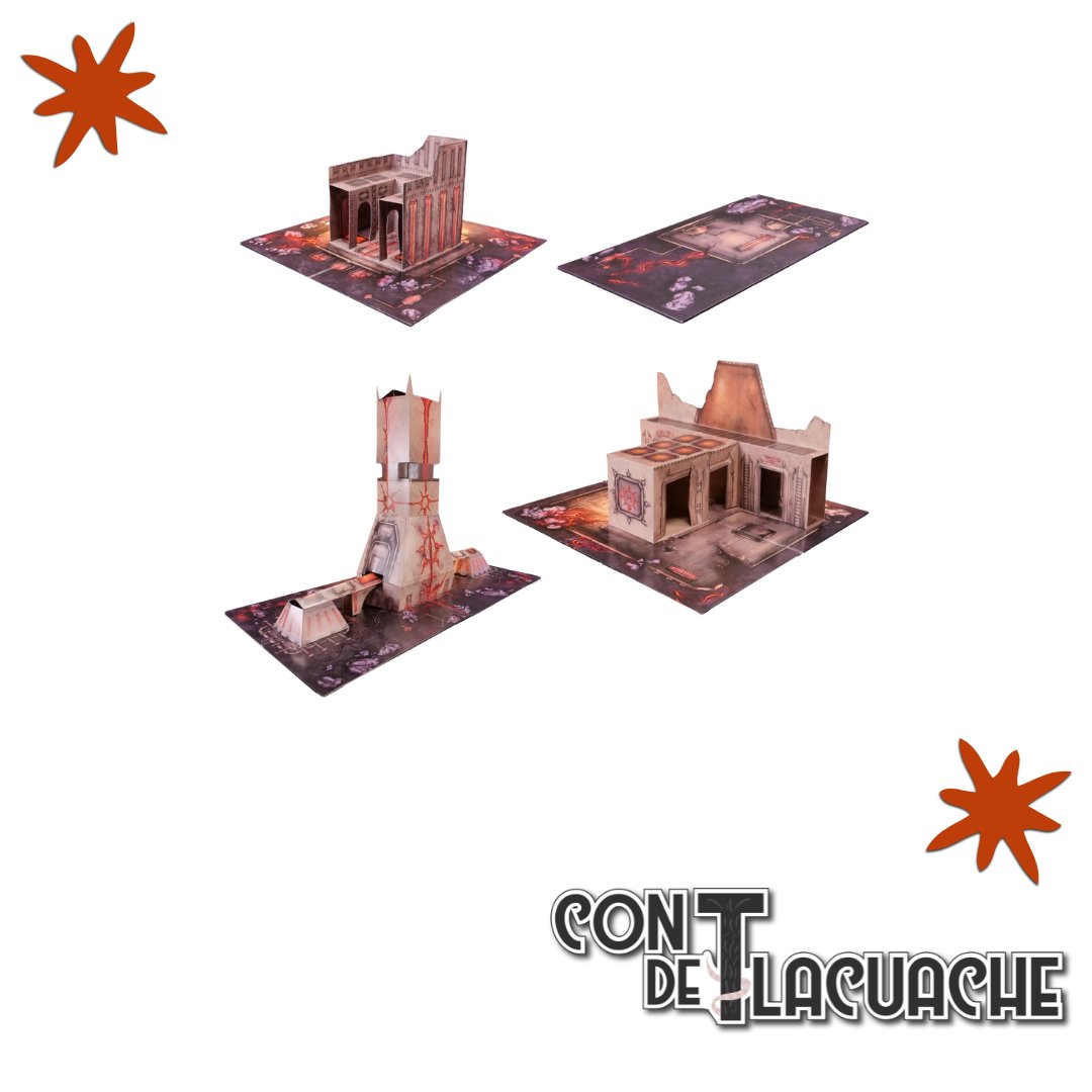 Infernal Spire: Expansion Set | Titans Terrain - Con T de Tlacuache - Titans Terrain