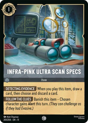 Infra - Pink Ultra Scan Specs (Non - foil) | Ravensburger - Con T de Tlacuache - Ravensburger