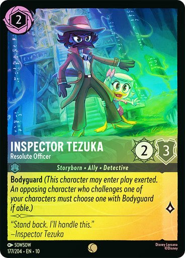 Inspector Tezuka (Cold Foil) - Con T de Tlacuache - Ravensburger