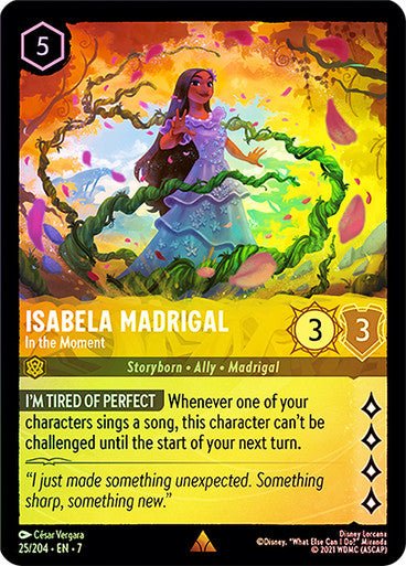 Isabela Madrigal - In the Moment (Cold Foil) - Con T de Tlacuache - Ravensburger