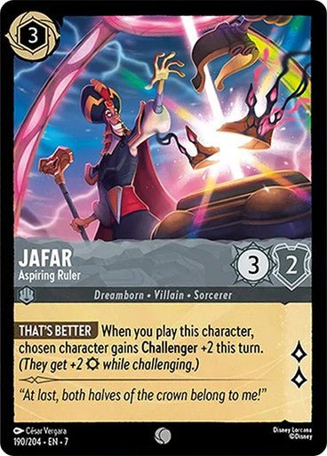 Jafar - Aspiring Ruler (Non - foil) - Con T de Tlacuache - Ravensburger