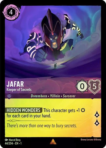 Jafar - Keeper of Secrets ( Cold Foil ) - Con T de Tlacuache - Ravensburger