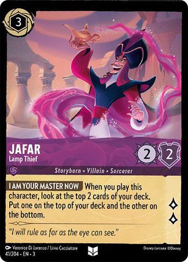 Jafar - Lamp Thief (Non - foil) - Con T de Tlacuache - Ravensburger