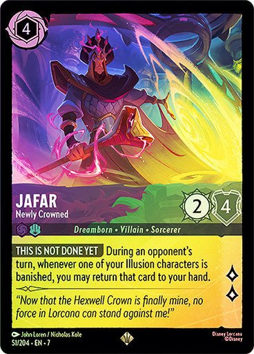 Jafar - Newly Crowned (Cold Foil) - Con T de Tlacuache - Ravensburger