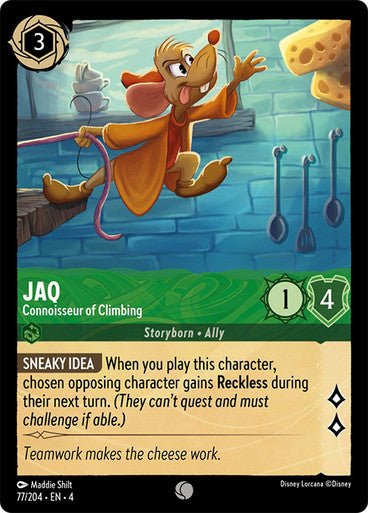 Jaq - Connoisseur of Climbing ( Non - foil ) | Ravesburger - Con T de Tlacuache - Ravensburger