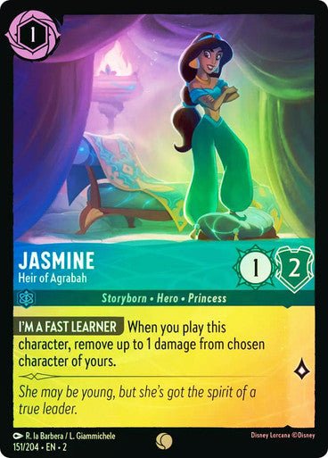 Jasmine - Heir of Agrabah (Cold Foil) - Con T de Tlacuache - Ravensburger