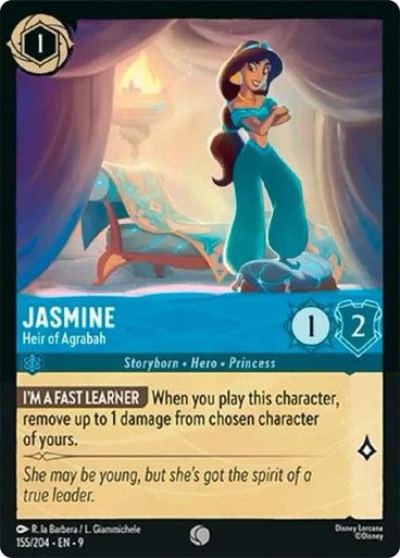 Jasmine - Heir of Agrabah (Non - foil) - Con T de Tlacuache - Ravensburger