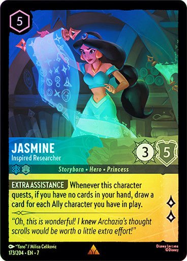 Jasmine - Inspired Researcher (Cold Foil) - Con T de Tlacuache - Ravensburger