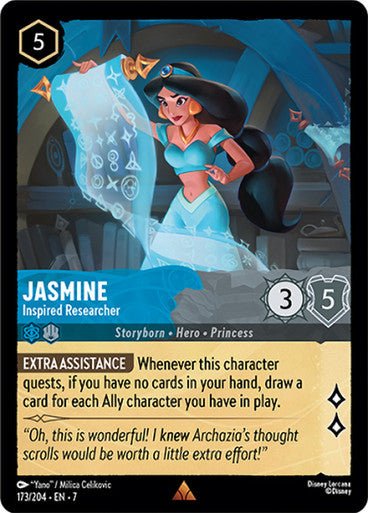 Jasmine - Inspired Researcher (Non - foil) - Con T de Tlacuache - Ravensburger