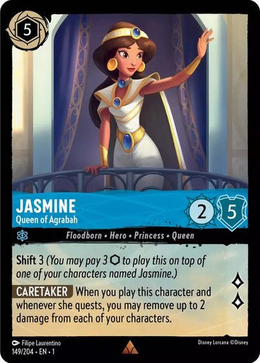 Jasmine - Queen of Agrabah ( Non - foil ) - Con T de Tlacuache - Ravensburger