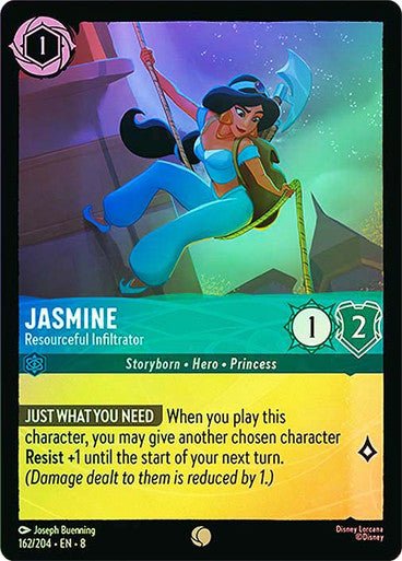 Jasmine - Resourceful Infiltrator (Cold Foil) - Con T de Tlacuache - Ravensburger