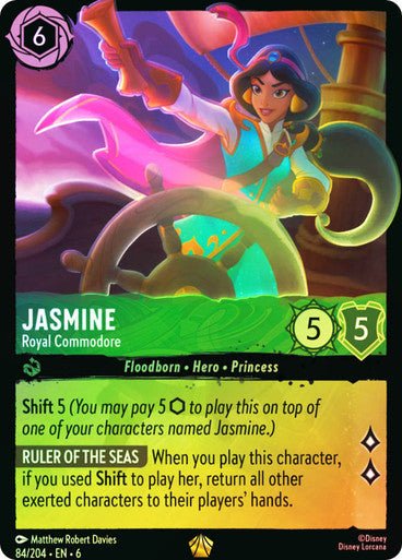 Jasmine - Royal Commodore ( Cold Foil ) - Con T de Tlacuache - Ravensburger