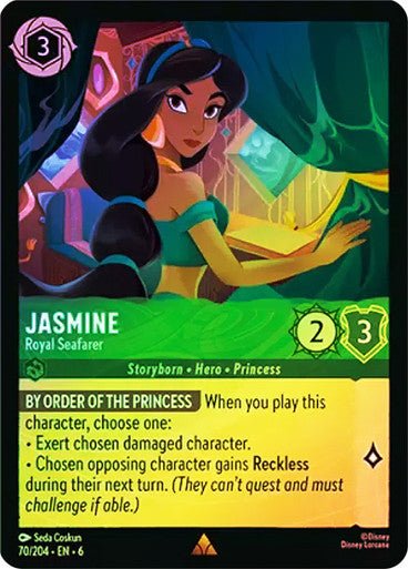 Jasmine - Royal Seafarer ( Cold Foil ) - Con T de Tlacuache - Ravensburger